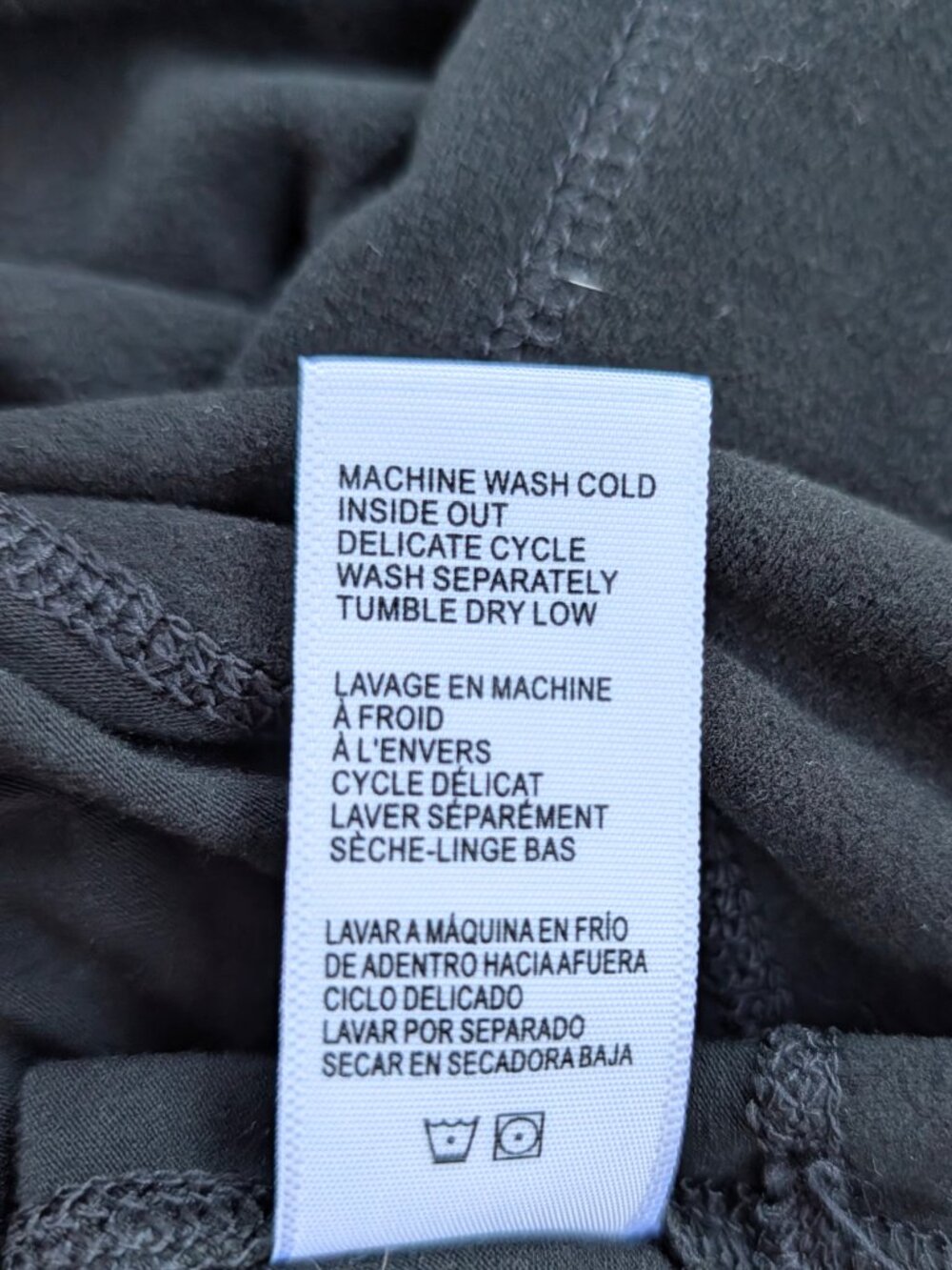 James Perse Los Angeles micro-sueded turtleneck dress black size 1 (small) VGUC - Picture 12 of 13
